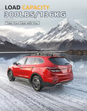 Tuyoung 300lbs Lockable Roof Rack Cross Bars Compatible with Hyundai Santa Fe 2013 2014 2015 2016 2017 2018 (with Flush Side Rails) Aluminum Roof Rails Crossbars Bars Rooftop Cargo Carrier Luggage