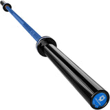 RICHUANG 7ft Olympic Barbell Weight Bar for Weightlifting, Powerlifting, CrossFit Training , 1000 lbs Max Load Capacity, Alloy Steel, 2 Inch Olympic Strength Training Bar for Home Gym Exercises Fitness Equipment 1000LBS-Blue