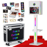 Mirror Photo Booth with Printer, DSLR Photo Booth Built-in Mini PC with 15.6" Touch Screen