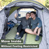 CampExo Camping Tent, Pop Up Instant Tent for 2-3 Person, Sets Up in Just Seconds, Waterproof Durable Tent with Carry Bag for Camping Hiking Outdoor (Army Green)