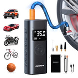 INNOVV P1 Aluminum Tire Inflator Portable Air Compressor, 3X Faster 150PSI Cordless Car Air Pump with Auto-Shutoff, Motorcycle Pumps
