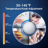 Ranein Electric Mini Tank Water Heater, 8 Gallons Point of Use Hot Water Heaters 120V 1440W, Under Sink, Floor Mounted, Ideal for Kitchen, Bathroom and RV