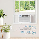 Keystone 18,000 BTU Window Air Conditioner and Dehumidifier, 230V, Window Unit Air Conditioners for Apartment, Living Room, Bedroom, Large Rooms up to 1000 Sq.Ft., Window Air Conditioner with Remote