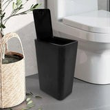 SKJFODVC Trash Can Household Toilet Use Kitchen Large Capacity Press Bin