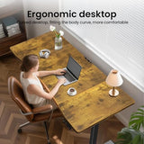 63 x 28 Inch Electric Standing Desk, Sit to Stand Up, Work Home Office Computer Table for Study, Walking Pad