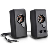NJJOWRQ Multimedia Desktop 2.0 Small Speaker Laptop Mobile Phone Computer Stereo Outdoor Subwoofer Cable