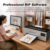 ZIMTOKO A4 L805 DTF Printer with Roll Feeder, Oven & Laptop Bundle