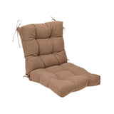 Chair Seat Cushion Thick Rocking Ergonomic High Back Polyester Padding with Secure Ties Suitable for School Living Room