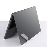 4 in 1 Ultra Thin 3M Vinyl Full Size Laptop Skins Sticker for 2021~2026+ MacBook Pro 14 Inch 14.2" M2 M3 M4 M5 (Model: A2442/A2779/A2918/A2992/A3112/A3401/A3185/A3434/3426/3427)- Gray