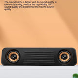 BXNSDFS Wired Portable Speaker Soundbar Surround Loudspeaker Sound Box Music Player for TV Computer Laptop