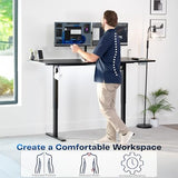 VIVO Electric 71 x 30 in Standing Desk, Memory Height Adjustment, 1B Series, Holds 220 lbs