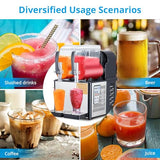 Commercial Slushy Machine, 4Lx2 Double Tank Margarita Machine