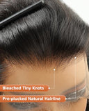 BEEOS 360 Drawstring SKINLIKE Real HD Lace Frontal Wig Human Hair