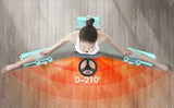 Leg Stretcher, Split Stretching Equipment for Flexibility, 330lbs Heavy Duty Split Machine for Yoga, Dance and Gymnastics, Leg Stretching Training Machine for Home Gym (Cyan) WPORDE