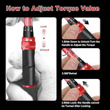 ATsafepro 1/4" Torque Wrench (20-240 in-lb / 2.3-27.1 Nm) -Dual Scale, 72-Tooth Ratchet, ±3% Pre-Calibrated Accuracy, Suitable for Bike & Bicycle Maintenance