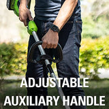 Greenworks 48V (2 x 24V) 15" Cordless String Trimmer, (2) 2.0Ah Batteries and Dual Port Charger Included