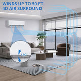 12000 BTU Mini Split AC w/WiFi Work Alexa 22 SEER2 Cools Up to 750 Sq. Ft,Ductless Inverter Mini Split System w/1 Ton Heat Pump Pre-Charged & 16.4 ft Installation Kit,Ultra-Quiet,Save Energy 35%
