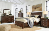 Signature Design by Ashley Porter Traditional 7 Drawer Dresser, Dark Brown
