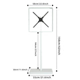 3D Hologram Fan with Wardrobe, 58CM Metal Protective Cover