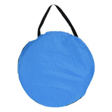 Outvita Pop Up Shower Tent, Instant Privacy Camping Changing & Toilet Tent, 6.23FT Portable Outdoor Shelter for Hiking Fishing Picnic Beach with Carring Bag 4 Stakes (Blue)