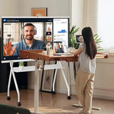Smartboard 65" 4K UHD Touchscreen Digital Whiteboard with 48MP Camera, 8-Array Microphone