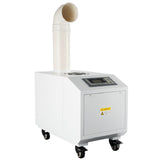 Ultrasonic Industrial Agricultural Humidifier 3kg/h, Commercial Air Humidifier Sprayer with 10L/2.64gal Tank, 160m³/h Air Flow, Mist Cooling Sprayer for Warehouse Greenhouse Garden, Time Control
