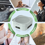 Air Purifiers for Home 600 Sq.Ft, TDBYWAE H13 True HEPA Air Purifier with USB Cable for Pets Dust Dander Pollen Odor Smoke (Green)
