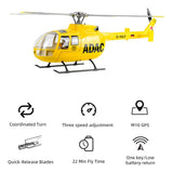FLYWING BO105 rc Helicopters New ACE Flight Controller ADAC 470 Class Helicopter Fly Wing bo105 Scale Helicopter with LED Light one Click Return