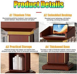 Lecterns Podium Podium Stand Luxury Lectern Spacious Mesa and Open Storage Podiums Pulpits for Churches