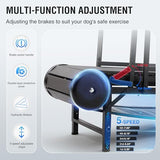 Dog Treadmill for Large/Medium Dogs, Adjustable Ramp Canine Running Slatmill Machine with Pedometer for Exercise & Healthy & Fit Pet Life, Indoor Home Up to 300LBS