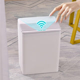 BXFIRS Home Intelligent Sensing Garbage Bin Living Room Kitchen Bedroom Bathroom ABS Trash Can