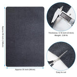 Office Chair Mat for Hardwood Floors - 55"x35" Anti-Slip Large Computer Gaming Chair Mat - Dark Grey