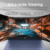 HP Stream 14" HD Student & Business Laptop, Intel Celeron N4120