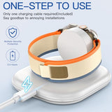 for Apple Watch Magnetic Charging Dock - Fast Magnetic Charger Stand, Compatible with Apple Watch Series 2/3/4/5/6/7/8/9/10/11/Ultra 1 2 3, Supports Nightstand Mode, Portable Design for Travel