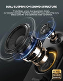 60W Computer Speakers for Music and Gaming, Active Bluetooth 5.3, Stereo 2.0 Speakers for Desktop PC or Laptop