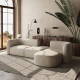 Luxury Modern Tight Curved Back Velvet Sofa, Minimalist Style Comfy Couch for Living Room Apartment