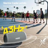 Tribit StormBox Lava Portable Bluetooth Speaker, 80W Loud Wireless Speaker, 24H Playtime, IP67 Waterproof, Bluetooth 5.4, Custom EQ, XBass, Built-in Mic, TWS Pairing for Camping/Beach/Party/Outdoor