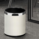 Double-Layer Metal Material Trash Can Household Waste Bins Living Room Bedroom