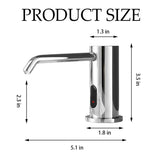 Automatic Touchless Soap Dispenser with 1000ml Capacity, Infrared Sensors, Built-in Sink Soap Dispenser for Bathroom, Kitchen, Commercial Use, Smart Home