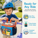 Kids Bike Basket - Bike Basket Front Fits Most Bikes & Scooters - Blue