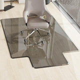 Office Chair Mat with Lip for Carpet or Hardwood Floor Crystal Grey 36" x 48" Smooth Glide and Easy Roll On/Off