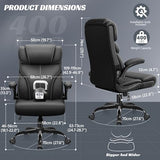 HeroSet Office Chair, Ergonomic Big and Tall Computer Desk Chairs, Executive Breathable Leather Chair with Adjustable Flip-up Armrests