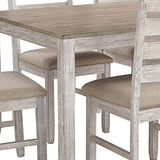 Signature Design by Ashley Skempton Cottage Dining 7 Piece Set – Rectangular Table & 6 Upholstered Chairs