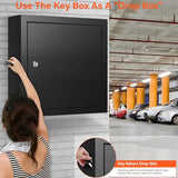 Nebakne 100 Keys Key Cabinet, Anti-Theft Key Lock Box with Key Tags