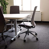 Floor Protection Chairmat, XXL, 60-Inch x60-Inch, Clear