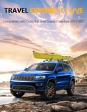 Tuyoung 300lbs Roof Rack Cross Bars Compatible with Jeep Grand Cherokee 2011-2021 with Grooved Side Rails, All-Aluminum Heavy Duty Metal Lock Roof Rails Crossbars Luggage Racks Kayak Bike Accessories