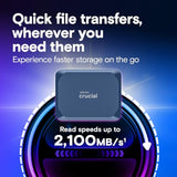 USB 3.2 USB-C, External Solid State Drive, Compatible with Windows, Mac & Android, Durable Storage for Games