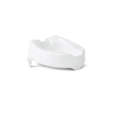 Medline Raised Toilet Seat with Secure Side Locks, 4" Elevation - 250 lbs. Capacity, for Seniors, Elderly, Independent Adults and Disabled Adults - 1 Ct.