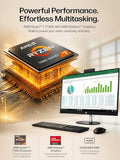 HP 27" Touchscreen All-in-One Desktop Computer, AMD Ryzen 7 7730U