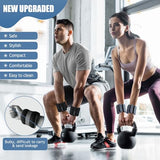 Ankle Weights for Women Men Adjustable 2LB Wrist Weights Bracelet Set of 2 for Home Gym Weighted Bangles Wristbands Leg Arm Weights, Black